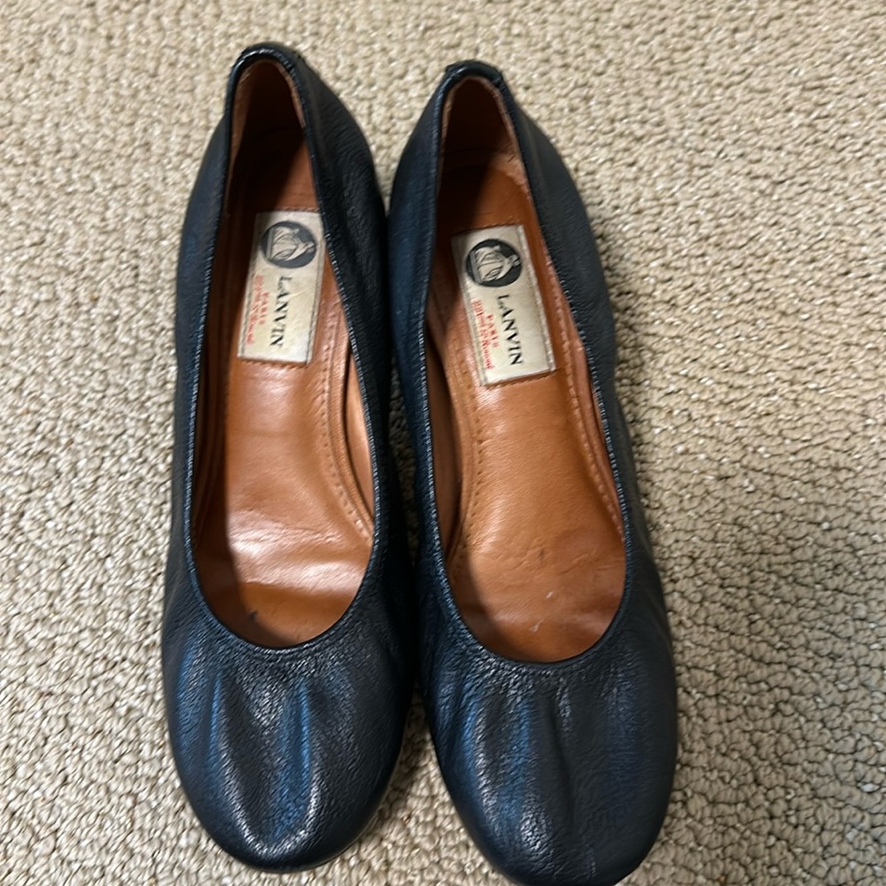 These are beautiful vintage Lanvin heels.